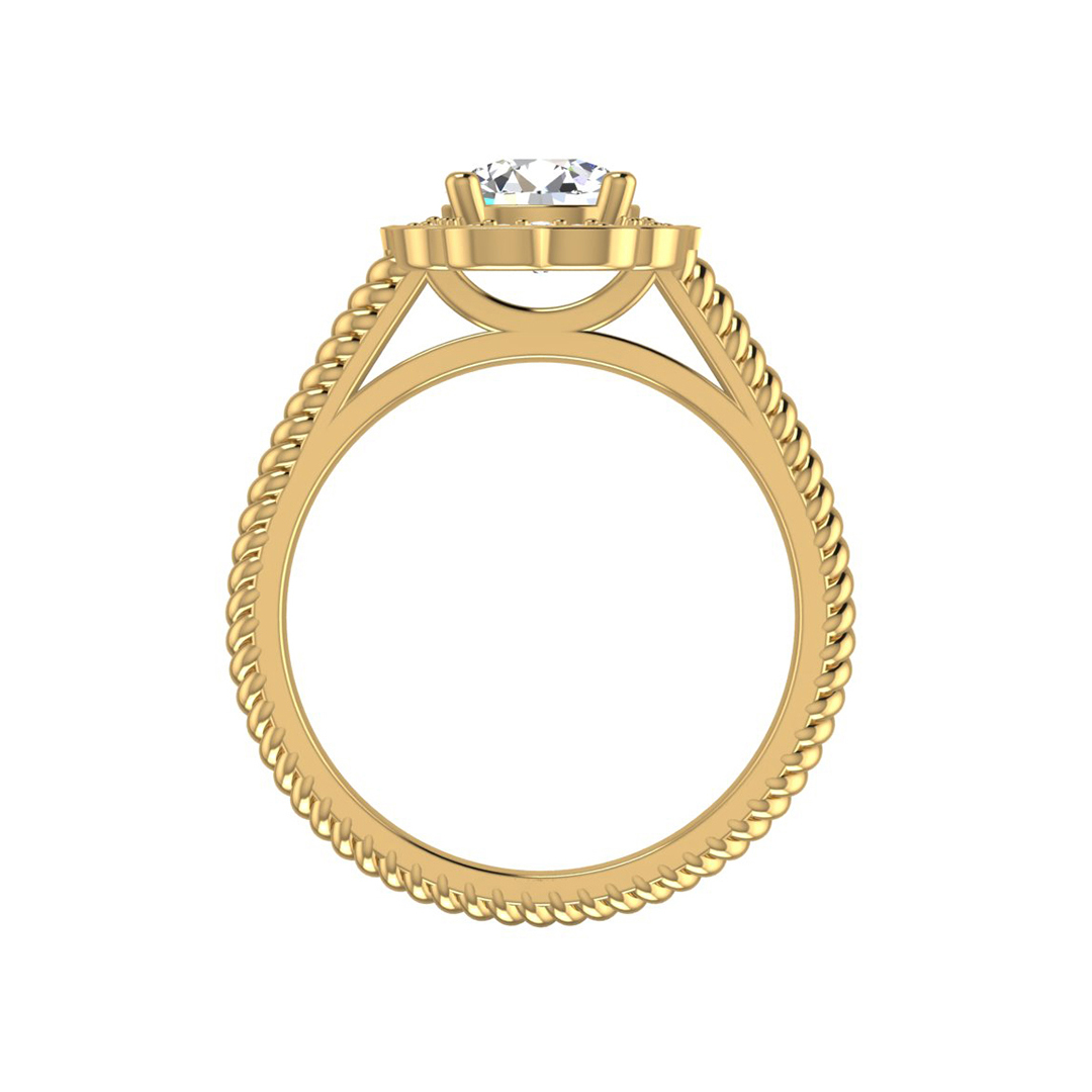 Alexis Halo Engagement Ring